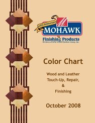 Mohawk Ez Flow Leather Marker Color Chart