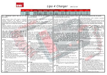 Lipo 4 Charger BMI #2138 - BMI-models