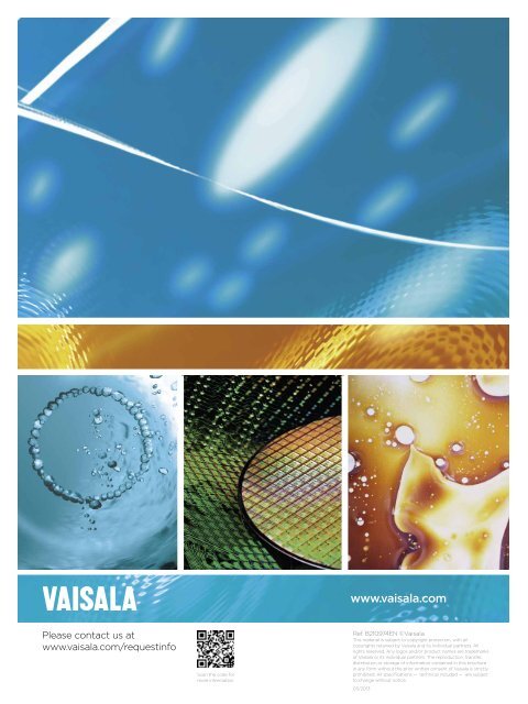 humidity / dew point / tempeRAtuRe / moistuRe in oil ... - Vaisala