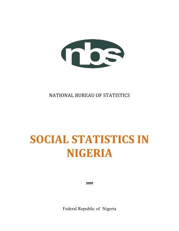 SOCIAL STATISTICS IN NIGERIA