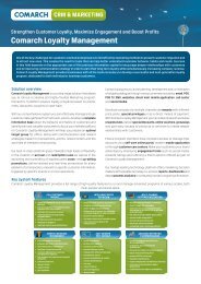 Comarch Loyalty Management leaflet