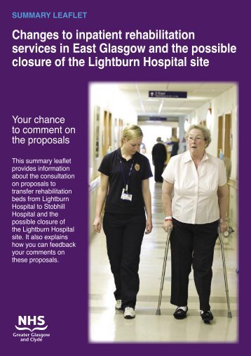 LIGHTBURN SUMMARY.indd - NHS Greater Glasgow and Clyde