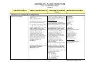 LANGUAGE ARTS â PLANNED COURSE OUTLINE Avon Grove ...