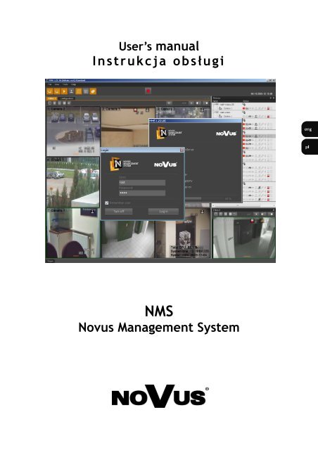 Novus Management System Instrukcja obsługi - NMS