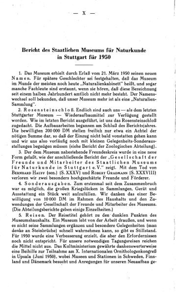 1950 - Staatliches Museum fÃ¼r Naturkunde Stuttgart