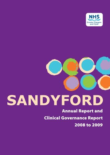 Annual Report and Clinical Governance Report 2008 to 2009