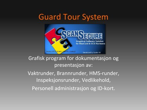 Presentasjon av GTS-systemer