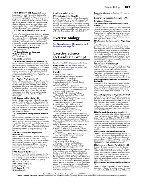 UC Davis General Catalog, 2006-2008 - General Catalog - UC Davis