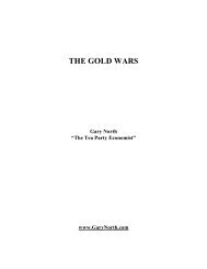 THE GOLD WARS - Gary North