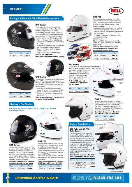 Merlin Motorsport Catalogue 2015