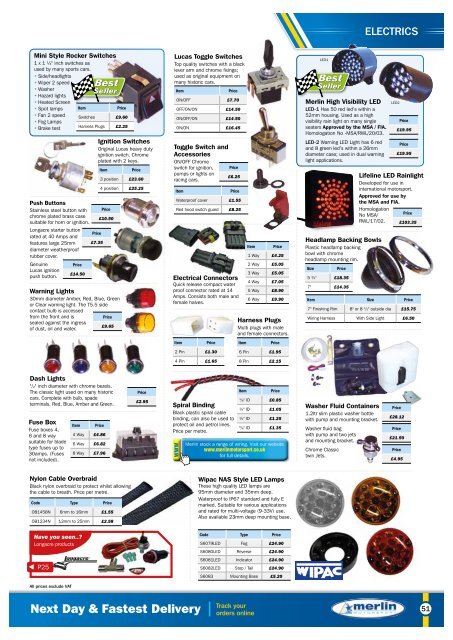 Merlin Motorsport Catalogue 2015