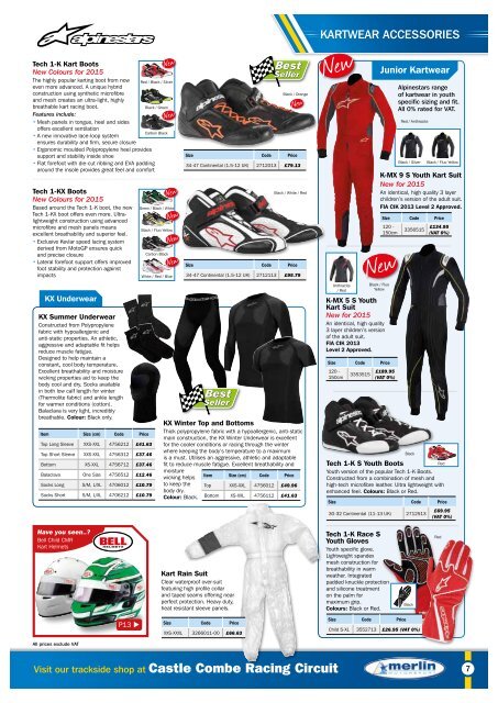 Merlin Motorsport Catalogue 2015