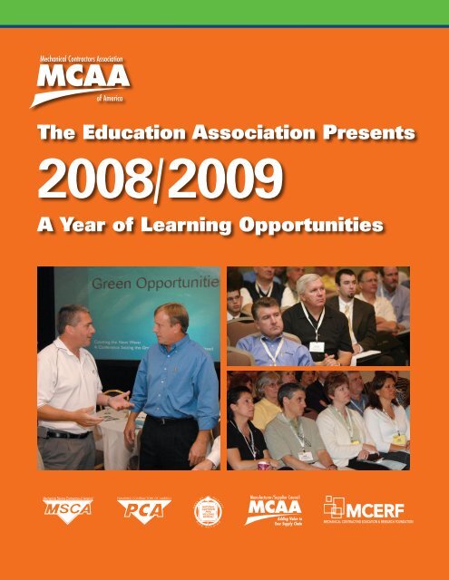 MCAA 2008/2009 Education Planning Guide - Mechanical ...