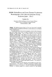 Biostratigraphy of the Akiyoshi Limestone Group,