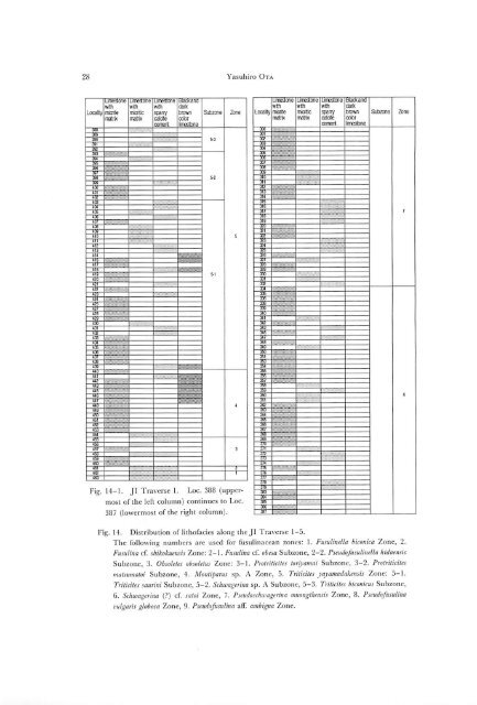 Biostratigraphy of the Akiyoshi Limestone Group,