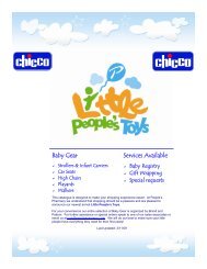 Chicco Catalogue MAR09 - Little People's Toys