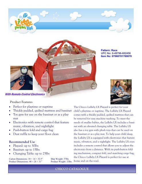 Chicco Catalogue MAR09 - Little People's Toys