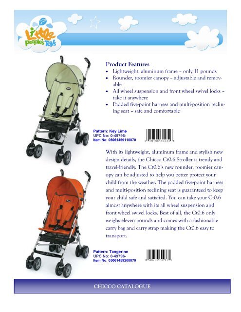 Chicco Catalogue MAR09 - Little People's Toys