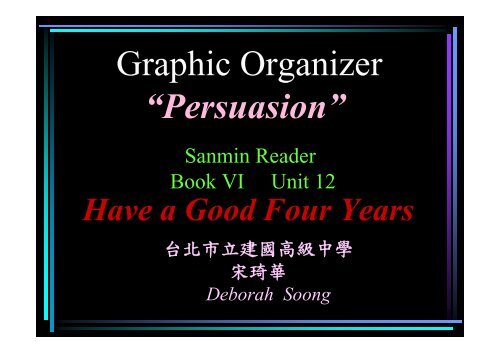 Graphic Organizer “Persuasion”