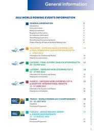 2012 Bulletin - General Download Document (.pdf) - World Rowing