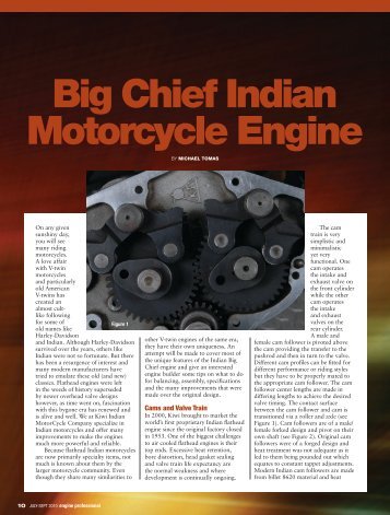 Big Chief Indian Motorcycle Engine - Aera