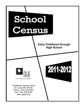 2011-2012 school census - Central Agency for Jewish Education