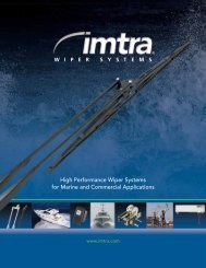 High Performance Wiper Systems for Marine and Commercial ... - Imtra