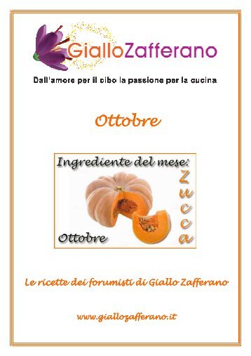 Ottobre - Giallo Zafferano