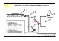 SOLARMAXX im Vorlauf eines ... - Solar-melzer.de