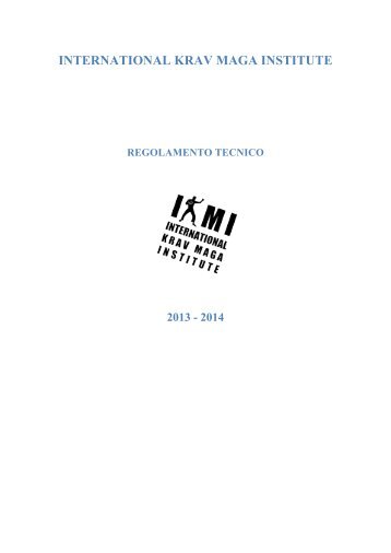 regolamento tecnico krav maga - Federitalia