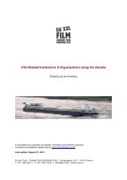 Film-Related Institutions Organisations along the Danube _3 - EU XXL