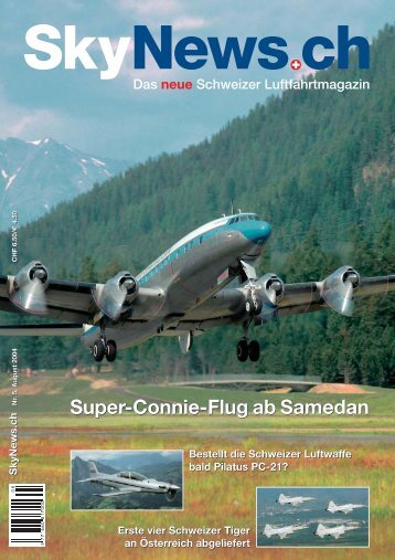 Super-Connie-Flug ab Samedan - SkyNews.ch