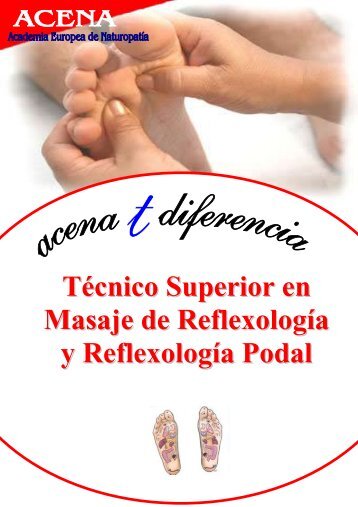 Técnico Superior en Masaje de Reflexología y Reflexología Podal