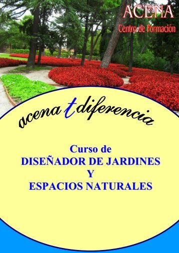 Curso de DISEÑADOR DE JARDINES Y ESPACIOS NATURALES