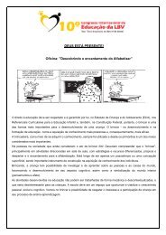 Descobrindo o encantamento de alfabetizar - LBV