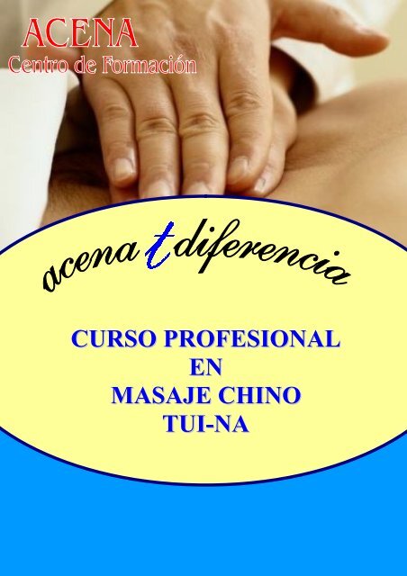 CURSO PROFESIONAL EN MASAJE CHINO TUI-NA