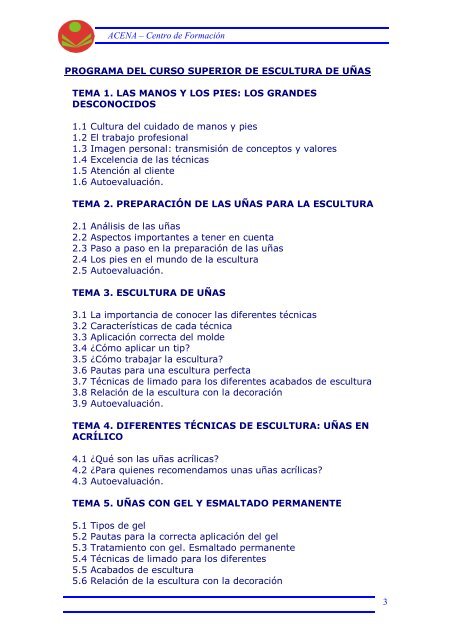 Curso Superior de ESCULTURA DE UÑAS