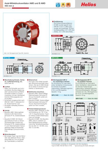 Helios TGA-Katalog 2.0 / 03.2013 - Helios Ventilatoren AG