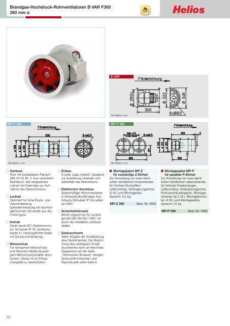 Helios TGA-Katalog 2.0 / 03.2013 - Helios Ventilatoren AG