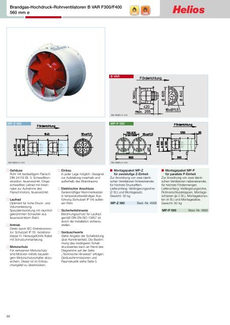 Helios TGA-Katalog 2.0 / 03.2013 - Helios Ventilatoren AG