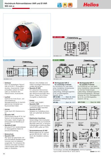 Helios TGA-Katalog 2.0 / 03.2013 - Helios Ventilatoren AG