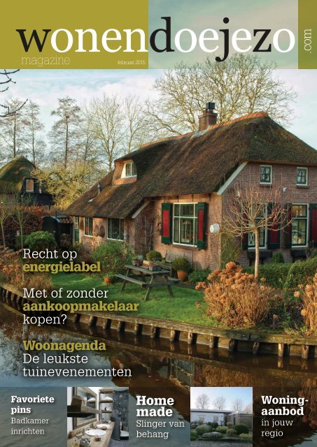 WonenDoeJeZo Noord Nederland, editie Februari 2015