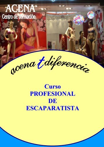 Curso PROFESIONAL DE ESCAPARATISTA