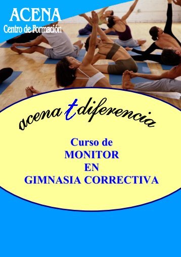 Curso de MONITOR EN GIMNASIA CORRECTIVA