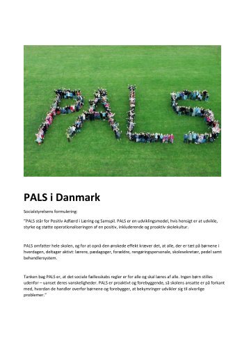 PALS i Danmark - Ejsing Friskole og pasningsdel