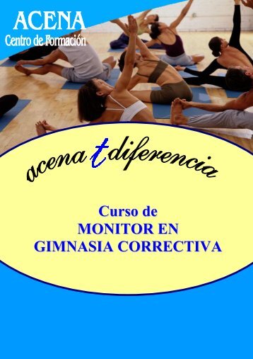 Curso de MONITOR EN GIMNASIA CORRECTIVA