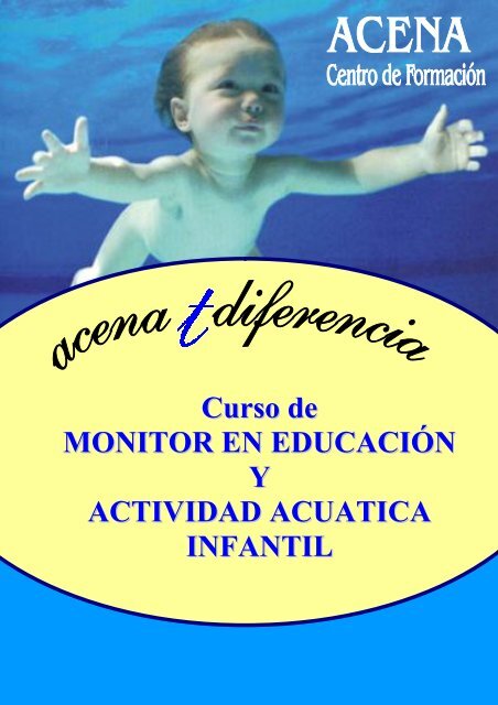 Curso de MONITOR EN EDUCACIÓN Y ACTIVIDAD ACUATICA INFANTIL