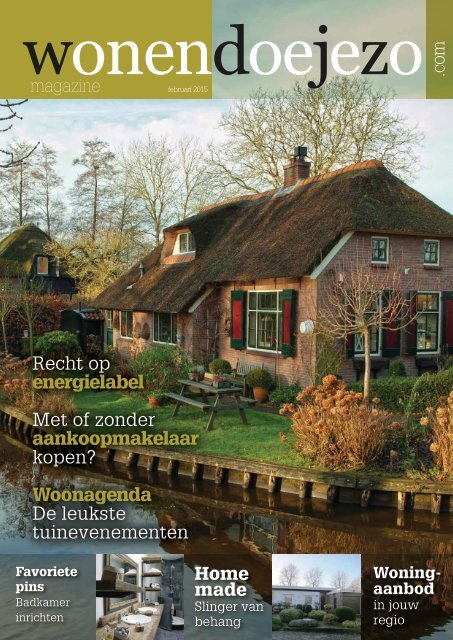 WonenDoeJeZo Zuid-West Nederland, editie Februari 2015