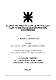 elementos para un mapa de actividades para proyectos de ...