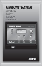 Eagle Plus User's Guide - Rain Master Control Systems